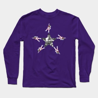 Disco Astronaut Star Dance Party Long Sleeve T-Shirt